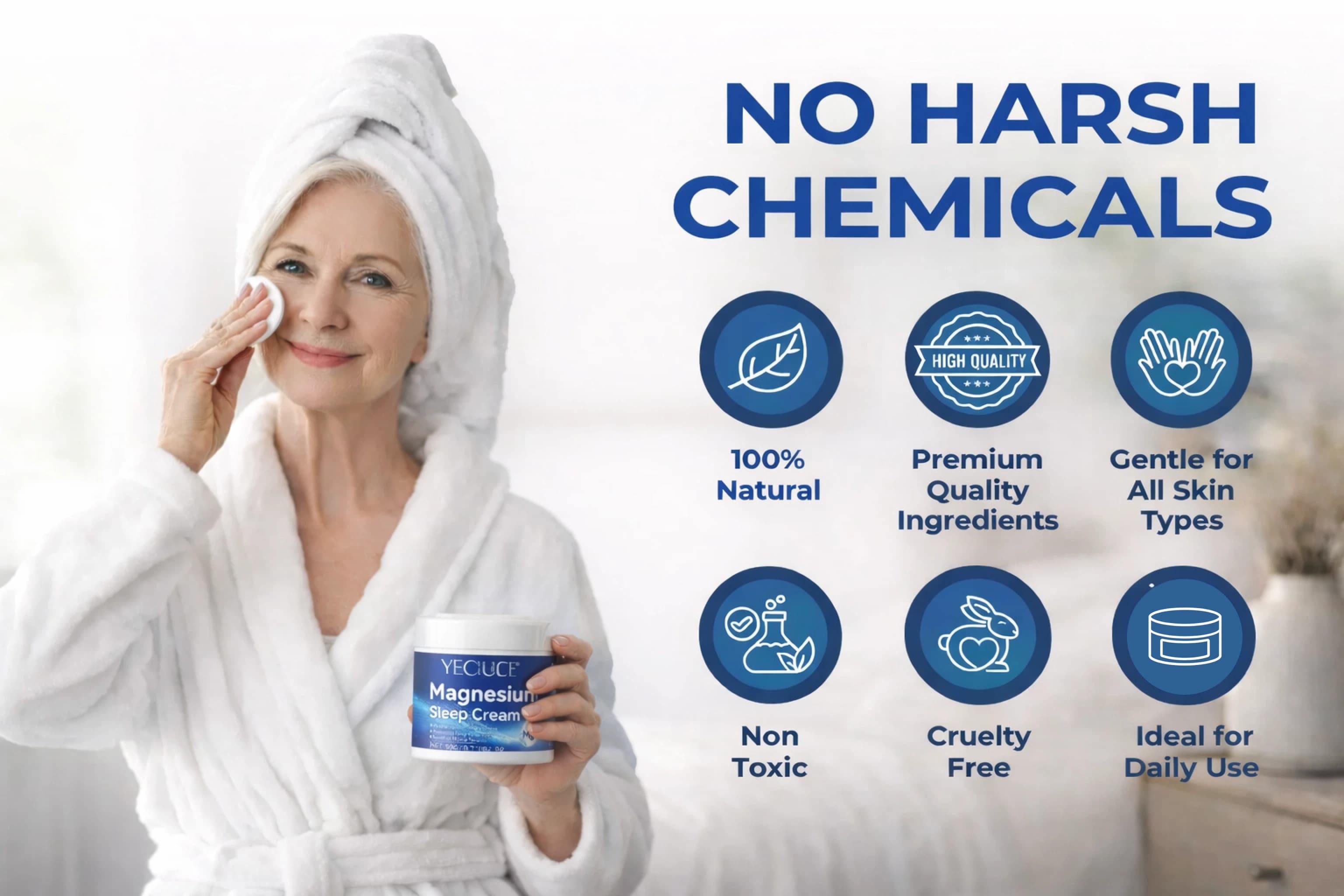 Natural ingredients and gentle care for skin